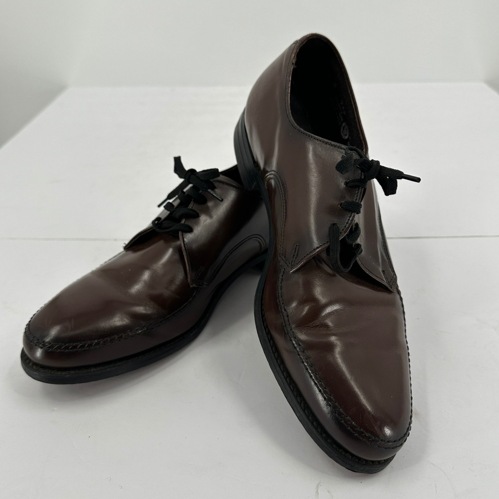 Goodyear Mens Brown Leather Oxford Dress Shoes Lace Up Formal Work Size 8.5 E‎